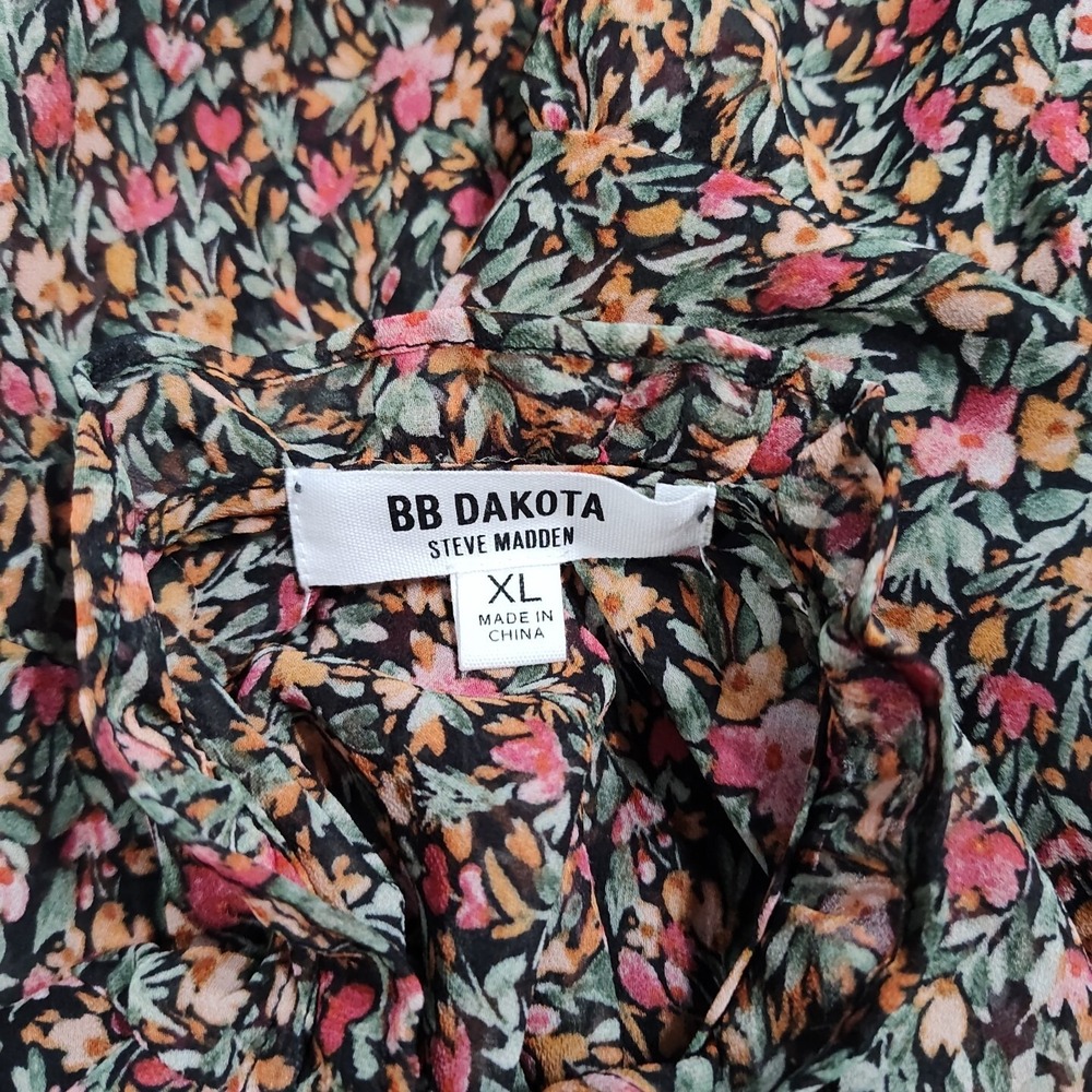 NWT BB Dakota Women's XL By Steve Madden Sleeveless Chiffon Midi Dress - Picture 12 of 15
